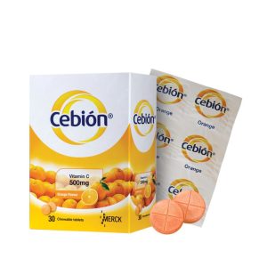 CEBION 500MG CHEWABLE TABLET 30'S X 3 (ORANGE)