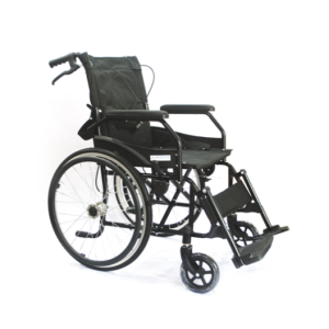 HOSPITECH LIGHTWEIGHT WHEELCHAIR (20") - BLACK