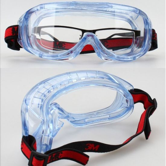 3M GOGGLES HARD LENSE SAFETY CHEMICAL SPLASH CLEAR ANTI FOG LENS (MODEL:1623AF) - Image 2