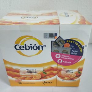 Alternative view of CEBION 500MG CHEWABLE TABLET 30'S X 3 (ORANGE)
