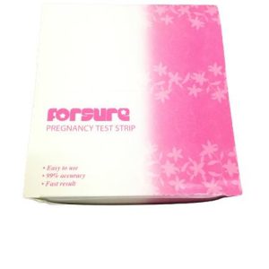 FORSURE PREGNANCY TEST STRIP (50'S/BOX)
