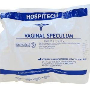 HOSPITECH VAGINAL SPECULUM STERILE CENTRE SCREW TYPE - SIZE: SMALL/MEDIUM (1'S)