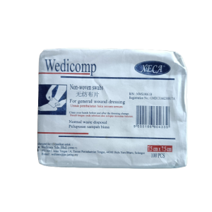 Alternative view of WEDICOMP 8PLY NON-WOVEN GAUZE SWAB (NON-STERILE) 100'S/UNIT