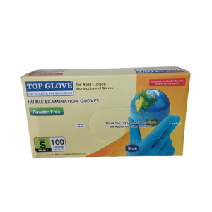 Alternative view of TGM NITRILE BLUE GLOVES POWDER FREE 100'S (SIZE : XS/S/M/L)