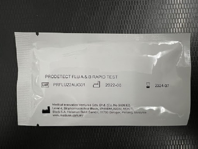 MEDIVEN PRODETECT FLU A & B RAPID CASSETTES TEST KIT 25'S - Image 3