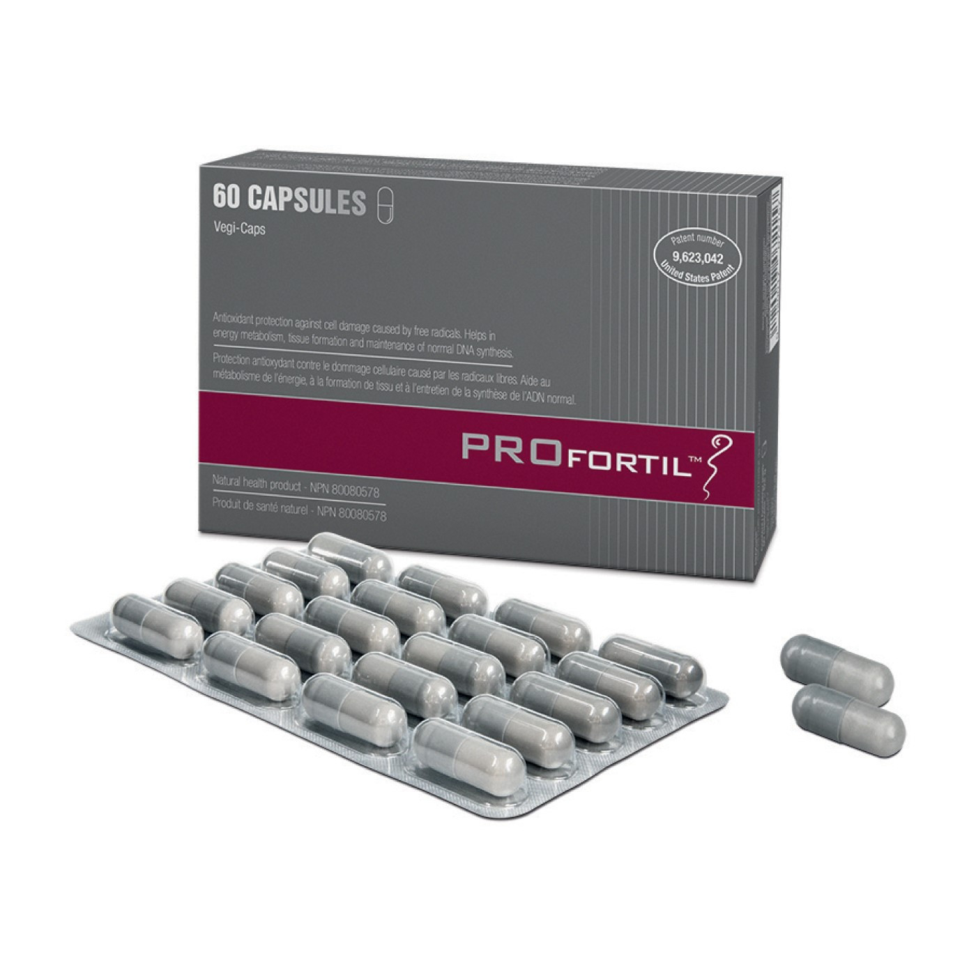 BSV PROFORTIL CAPSULE 60'S/180'S (L-CARNITINE,L-ARGININE,COENZYME Q10 (COQ10),VITAMIN E,ZINC,VITAMIN B9 (FOLIC ACID),GLUTATHIONE AND SELENIUM)