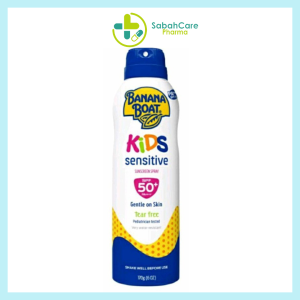 BANANA BOAT KIDS SENSITIVE SPRAY SPF50+ 170G EABB