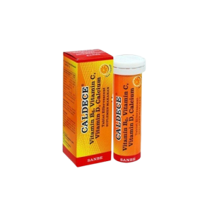 Alternative view of CALDECE EFFERVESCENT TABLET 2 X 10'S (VITAMIN C 1000MG,VITAMIN B6 15MG,VITAMIN D 300IU,CALCIUM CARBONATE 250MG)