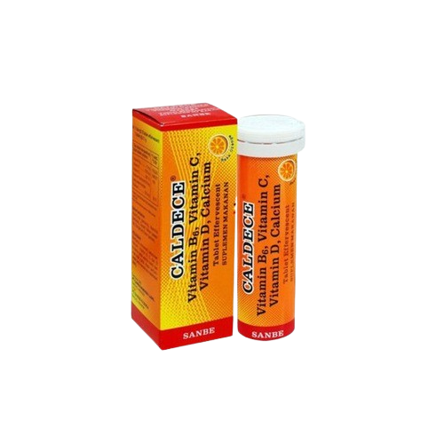 CALDECE EFFERVESCENT TABLET 2 X 10'S (VITAMIN C 1000MG,VITAMIN B6 15MG,VITAMIN D 300IU,CALCIUM CARBONATE 250MG) - Image 2