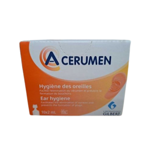 A-CERUMEN EARWAX 10 X 2ML (SODIUM ACYL SARCOSINATE/SUCROSE ESTER) (MDA REG: GA56434322917)