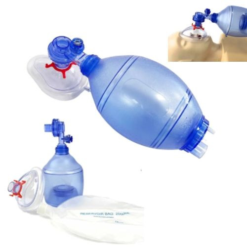 AMBU BAG REUSABLE SILICONE MANUAL RESUSCITATOR - ADULT :MDA REG NO :GA7422324-190678