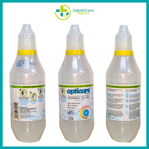 OPTICARE NORMAL SALINE SOLUTION 250ML (SODIUM CHLORIDE B.P. 0.9%) - MDA REG: GC36479796018