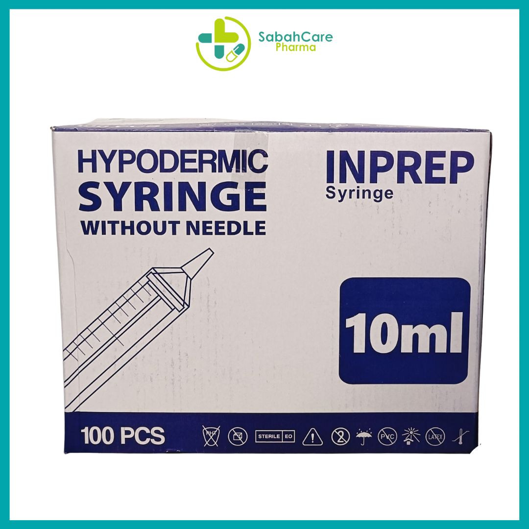 INPREP DISPOSABLE SYRINGE (LUER LOCK) 100'S (3ML/5ML/10ML/20ML) - Image 4