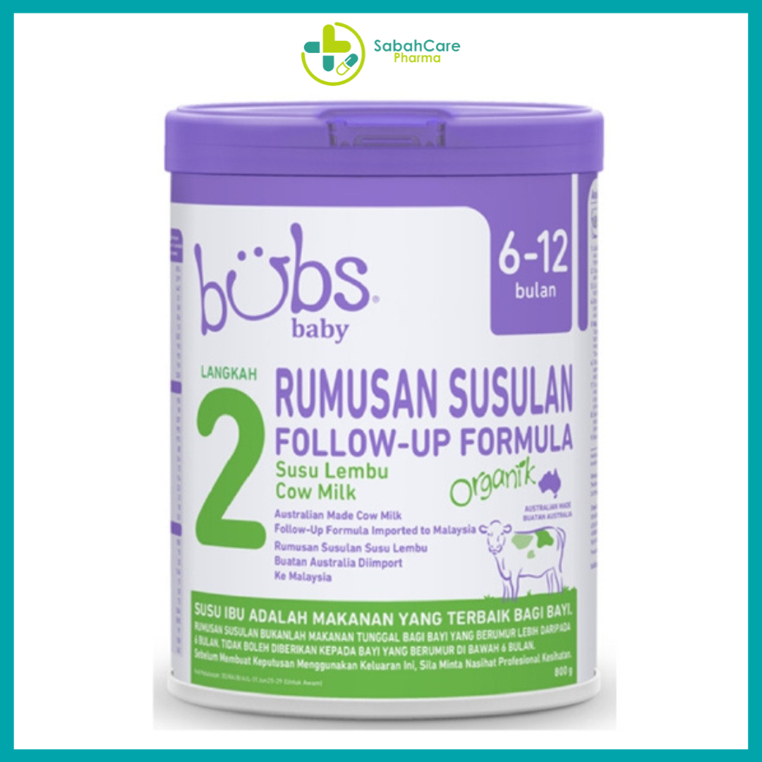 BUBS ORG GRASS FED MILK FORMULA (STAGE 1,2&3) 800G / (STAGE 4) 600G - Image 3