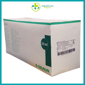 B BRAUN OMNIFIX DISPOSABLE SYRINGE LUER LOCK 20ML (100'S/BOX)