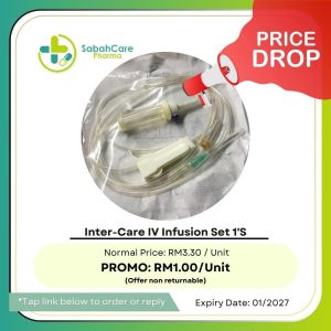 INTER-CARE IV INFUSION SET 1'S