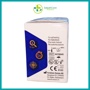Alternative view of FORA 6 BLOOD GLUCOSE, HEMATOCRIT TEST STRIP 25'S ( MDA REG : IVDC4614719-33481 )
